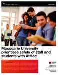 Macquarie University prioritises safety of staff and students with AtHoc